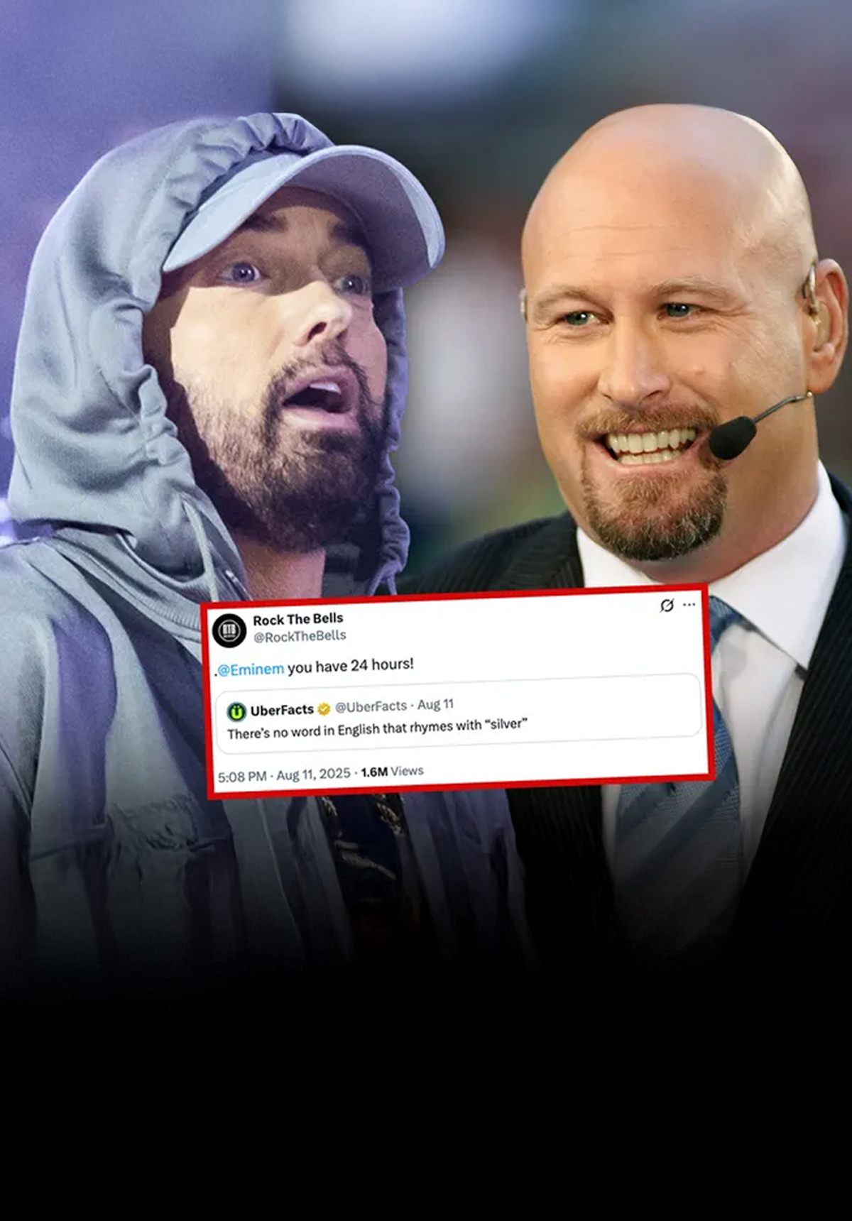 Eminem convierte un tweet en clase de rimas