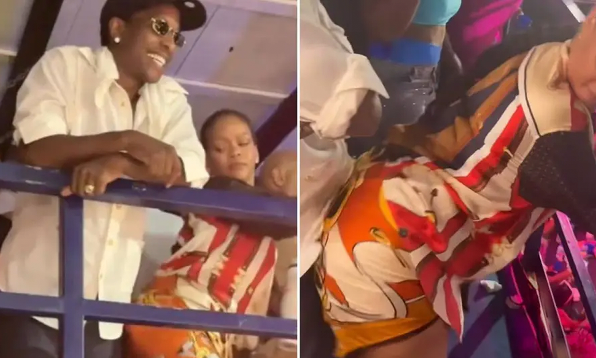 Rihanna sorprende a A$AP Rocky con un twerking
